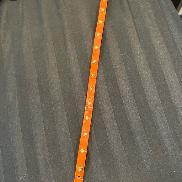 Tory Burch Orange Gold Fox Wrap Bracelet - Picture 3 of 4